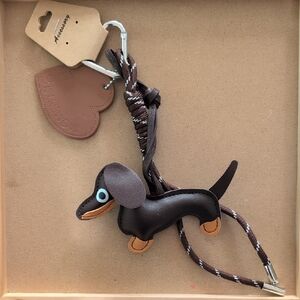 Adorable Dachshund Bag Charm New With Tags